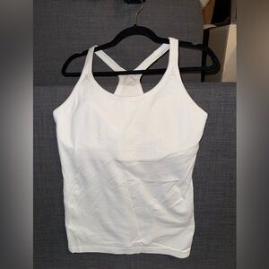 Lululemon Athletica white athletic tank